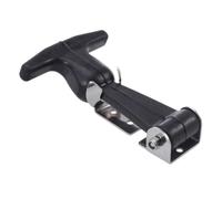 VILLFUL Flexible Stainless Steel T Handle Draw Latch with Rubber Grip