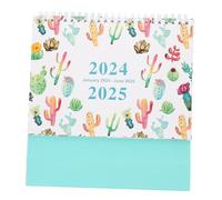 VILLFUL Flipped Desk Calendar for Office Home Portable Desktop Flip Calendar with Day Month Display for Management and Event Planning
