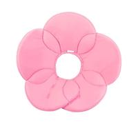 VILLFUL Flower Shaped Pet Protective Collar Lightweight Durable Elizabethan Neck Circle for Dogs Pink Lick Neckwear for Injury and Rash Protection