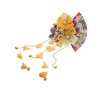 VILLFUL Flower Tassels Hairpin Hairclip Traditional Hair Clip Vintage Hairpin Japanese Fashion Accessory Japanese Style Fan Hair Clip Kimono Elegant