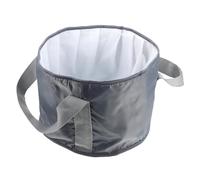 VILLFUL Foot Bath Bucket Portable Water Bag for Outdoor Travel Camping Hiking Picnic Compact Design Space-saving Foot Soaking Tub Gray Small