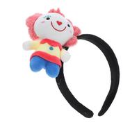 VILLFUL Funny Clown Headdress Hair Decoration for Halloween Costume Plush Headband for Circus Themes Comfortable and Secure Fit Great for Photo Props and Memorable Party Moments
