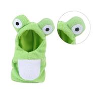VILLFUL Funny Frog Costume Parrot Clothes Soft Cotton Bird Diaper Suit Lightweight Breathable Adjustable Strap for Parrots Budgies Halloween Party Festival S Random Color