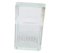 VILLFUL Glass Staining Jar 9-Slide Capacity Laboratory Staining Tank for Microscope Slides Reusable Transparent Jar Easy to Clean for Research