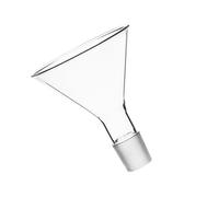 VILLFUL Glassware Feeding Funnel Borosilicate Lab Funnel for Analytical Chemistry Liquid Transfer Reusable for Precise Filling Bottles