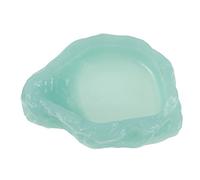 VILLFUL Glow-in-the-dark Reptile Water Dish Luminous Resin Bowl for Lizards Tortoises and Small Pets