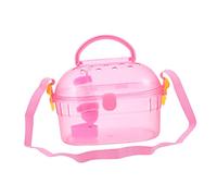 VILLFUL Hamster Outdoor Carrier Pet Travel Case Lightweight Portable Cage for Outdoor Activities Bathtub Food Box Water Feeder