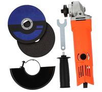 VILLFUL Handheld Electric Angle Sander Tool UK Plug Metal Polisher for Rust Removal Grinding Machine for Woodwork