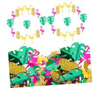 VILLFUL Hawaiian Themed Confetti Durable Decorative Party Table Scatters for Summer Beach Weddings Birthday Celebrations Showers and Tropical Luau Decorations