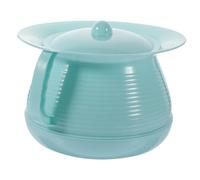 VILLFUL Household Urinal Pot with Lid Non-Slip Base Multi-Function Plastic Chamber Pot for Elderly and Hospital Use Portable Sealed Spittoon for Travel and Home Convenience