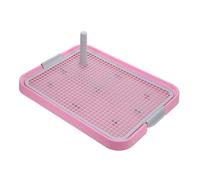 VILLFUL Indoor Dog Potty Tray with Splash Guard for Small and Large Dogs Multi Functional Pet Toilet and Urinal Indoor Pee Tray Preventing Urine Splashes for Clean Floors and Easy Training