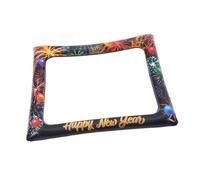 VILLFUL Inflatable Year Photo Booth Frame PVC Party Decorations Sturdy Selfie Props Reusable for Spring Festival Celebration and Year Eve Party Supplies