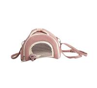 VILLFUL Insulated Plush Bottom Hamster Carrier Bag with Breathable Mesh and Anti-lost Locking Mechanism Portable Crossbody Shoulder Pet Carrier for Sugar Gliders Rats Guinea Pigs and Small