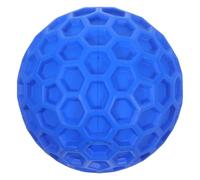 VILLFUL Interactive Dog Chew Ball for Large Dogs Squeaky Teeth Cleaning Rubber Pet Honeycomb Texture for Enhanced Chewing Experience for Indoor and