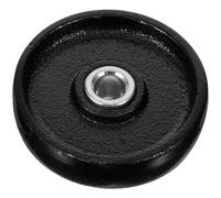 VILLFUL Iron Jack Wheel Universal Bearing Wheel Jack Roller with Enhanced Durability and Easy Replacement Black Accessories