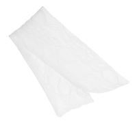 VILLFUL Lace Folding Hand Fan Protective Pouch White Portable Hand Fan Case for Wedding Party with Elegant Lace for Women