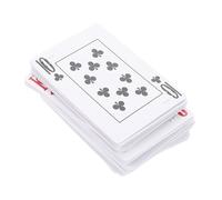 VILLFUL Large Braille Playing Cards with Jumbo Print for Visually Impaired and Seniors Blind-Friendly Assistive Tool with Raised Braille Labels Portable Entertainment Deck for Card Games