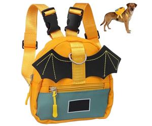 VILLFUL Large Capacity Pet Storage Pouch Dog Pack in Sturdy Canvas with Adjustable Design, Comfortable and Scratch-free, for Storing Pet Supplies and Power Banks during Outdoor Travel