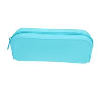 VILLFUL Large Capacity Solid Color Silicone Pencil Case Aesthetic Pencil Pouch for School Supplies Sturdy Pen Case for Girls and Women Waterproof and Stylish Design