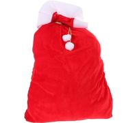 VILLFUL Large Velvet Christmas Drawstring Santa Bag 70X50Cm Jumbo Holiday Treat Sack for Candy, Presents and Party Favors
