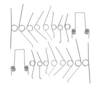 VILLFUL Lid with for Torsional Trash Can Spring Springs Replacement Metal and 18pcs Small Seamless Opening Closing Compatible with Flipping-top Trash Bins