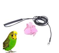VILLFUL Lightweight Parrot Flying Harness Rope, Pet Pulling Bird Harness Sturdy Strap, Suitable for Parrots and Small Birds, Random Color, for Safe Outdoor Flight Training Random Color
