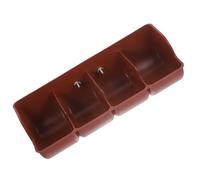 VILLFUL Livestock Food Trough Pig Feeder Plastic Feed Trough Strong Wear Resistance