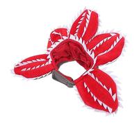 VILLFUL Lovely Pet Cat Hat Skin Friendly Corpse Flower Design for Cats Decorative Headwear for Halloween Comfortable Breathable Pet Accessory