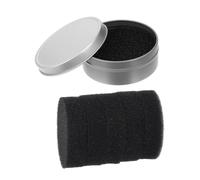 VILLFUL Makeup Brush Cleaner Sponge with Cleaner and Replacement Sponges Reusable Color Remover for Eyeshadow and Shadow Portable Lightweight Cleaning Box for Daily Use