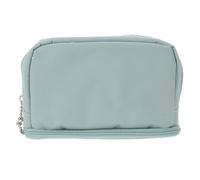 VILLFUL Makeup Brush Storage Bag Cute Portable Organizer for Travel Makeup Brush Bag Standing Slim Design Zipper Compartments for Toiletries and Cosmetics