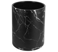 VILLFUL Marbling Plastic Trash Bin 12L Double-Layer Open Lidless Waste Container for Office Bedroom Bathroom and Hotel Use