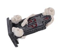 VILLFUL Miniature Resin Tombstone Halloween Ornament Spooky Table Centerpiece for Haunted House Decor Compact Halloween Decoration for Parties and Home Ambiance
