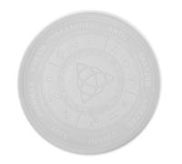 VILLFUL Mould Making Divination Mirror Shape Mould Silicone Mold Simple Crystal Epoxy Mold for Creative Craft