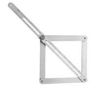 VILLFUL Multifunctional for Accurate Corner for Woodworking Angle Finder Protractor with Stainless Steel Material and Unique Fastening Mechanism, Large Miter Angle Measuring Tool