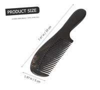 VILLFUL Natural Ox Horn Comb for Women Smooth Massage Hair Comb with Comfortable Handle Static Multi Purpose Detangling Tool Random Color Portable Hair Care Random Color