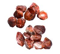 VILLFUL Natural Red Agate Decorative Blocks Handmade Diffuser Stones Unique Agate Specimens for Home Decor Vase Fillers and Feng Shui Ornament