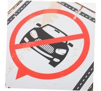 VILLFUL No Parking Sign Iron Warning Sign for Driveways and Yards Sturdy Weather-resistant with Bold Text Easy to Install for Outdoor Use