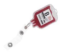 VILLFUL Nursing Badge Reel Retractable Chest Card Clip with Acrylic Material and Easy-Open Alligator Clip, for Doctors and Nurses