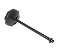 VILLFUL Outdoor Black Plastic People Control Stanchion Barrier with Base, Safety Crowd Control Post for Restaurant, Supermarket, Exhibition, City Mall Queue Management