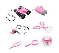 VILLFUL Outdoor Bug Exploration Kit for Magnifying Binoculars Compass Whistle Tweezers Portable Science Adventure for Camping and Nature Walks