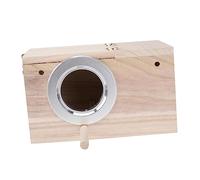 VILLFUL Parrot Breeding Box Bird Nesting House Window for Indoor Parrot Breeding Holder for Bird Watching