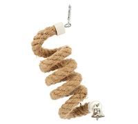 VILLFUL Parrot Rope Toy and Bird Rope Perch Cotton Climbing Hanging Stand 1m for Large Medium Small Parakeets and Birds Cage Accessory