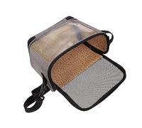 VILLFUL Pet Birds Storage Bag Parrot Carrier Bird Mesh Pouch Portable Birdcage Bag Daily Outdoor Parrot Container for Outdoors