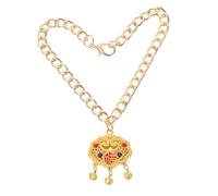 VILLFUL Pet Metal Longevity Pendant Necklace for Cats and Dogs Adjustable Jingle Bell Charm for Holiday and Festive Occasions Versatile Pet Pendant
