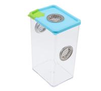 VILLFUL Pet Reptile Breeding Box Reptile Feeding Box with Ventilated Design Plastic Sturdy Compact Size for Indoor Insect and Spider Enclosure Random Color