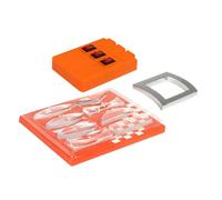 VILLFUL Physics Optics Experiment Set with Reflectors Convex Concave Lenses Prism and Linear Light Source for Classroom Teaching and Demonstration of Reflection and Refraction Principles
