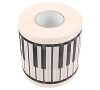 VILLFUL Piano Pattern Toilet Paper Roll Decorative Bathroom Tissue Soft Printed Napkin Safe for Home Use Unique Creative Design