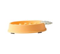 VILLFUL Pineapple-shaped Slow Feeder Dog Bowl Anti-gulping Healthy Eating Pet Dish for Cats and Dogs Lightweight Non-slip Slow Food Bowl Suitable for Wet Dry Food Travel-friendly Pet