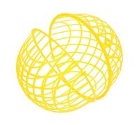 VILLFUL Plastic Chicken Coop Cage Wheels, 30cm Portable Rolling Circular Poultry Pen for Outdoor Small Animals, Bunny Rabbit and Duck Safe Habitat