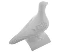 VILLFUL Plastic Peace Dove Roof Ornament Lightweight Traditional Chinese Style Bird Figurine for Architectural Decor
